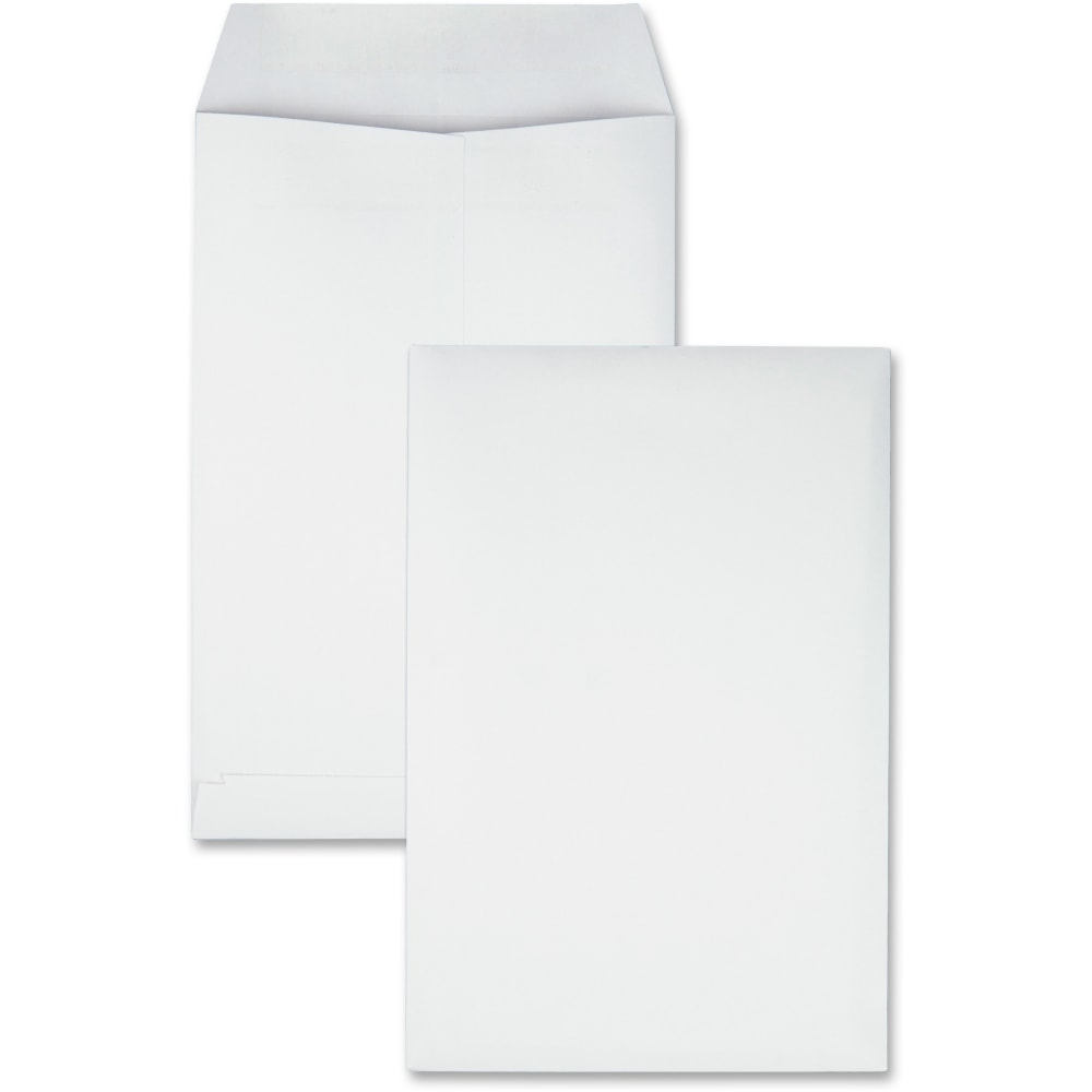 Quality Park #28 Redi-Seal Catalog Envelopes, Self-Sealing, White, Box Of 100 (Min Order Qty 2) MPN:43117