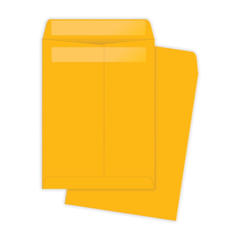 Quality Park Redi-Seal Catalog Envelopes, 9 1/2in x 12 1/2in, Self-Adhesive, Kraft, Box Of 250 (Min Order Qty 2) MPN:43662