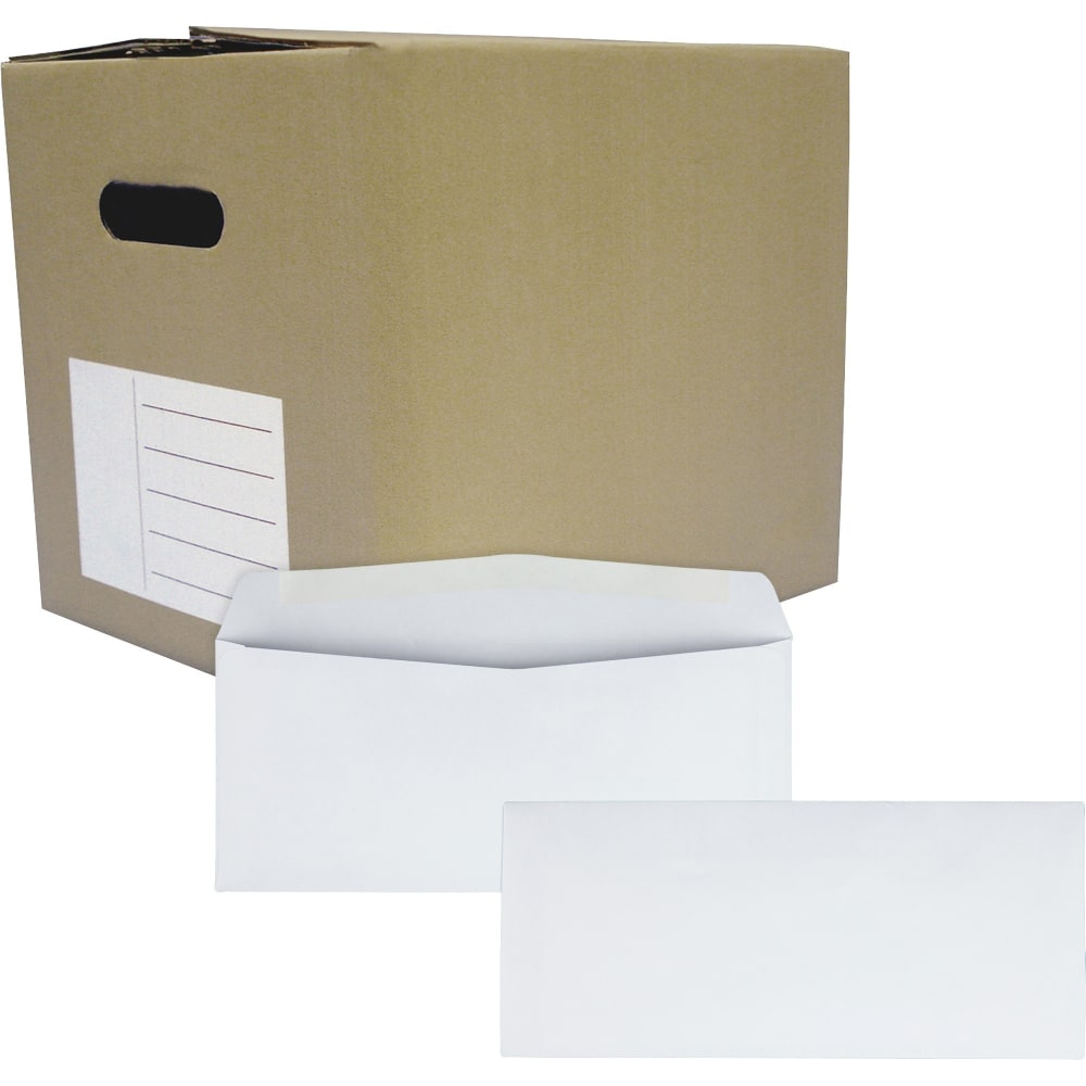 Quality Park #10 Preserve Envelopes, Gummed Seal, White, Box Of 1,000 (Min Order Qty 2) MPN:90020B