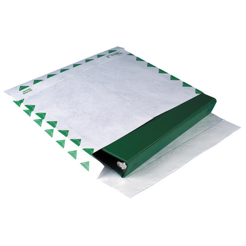 Quality Park Tyvek Expansion Envelopes, First Class, 10in x 13in x 2in, 14 Lb, First Class, White, Carton Of 100 MPN:R4440