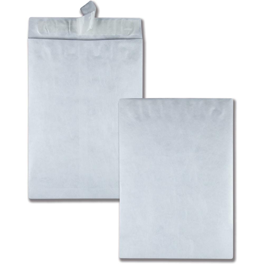 Quality Park Tyvek Open-End Jumbo Catalog Envelopes, 13in x 19in, White, Pack Of 25 MPN:R5101