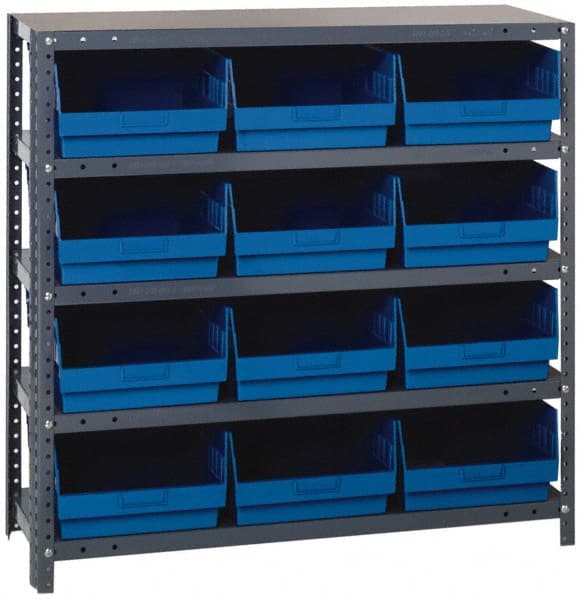 12 Bin Store-More Shelf Bin System MPN:1239-209BL