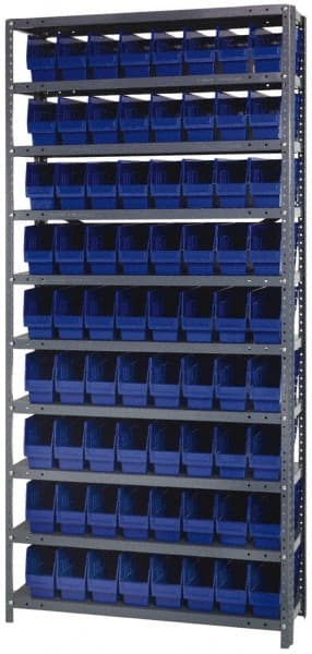 72 Bin Store-More Shelf Bin System MPN:1275-201BL