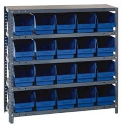 20 Bin Store-More Shelf Bin System MPN:1839-204BL