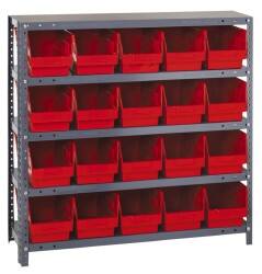 20 Bin Store-More Shelf Bin System MPN:1839-204RD