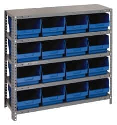 16 Bin Store-More Shelf Bin System MPN:1839-208BL