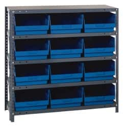 12 Bin Store-More Shelf Bin System MPN:1839-210BL