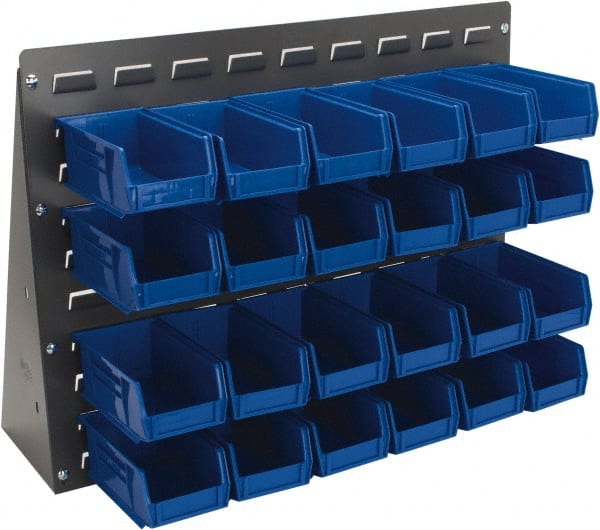 24 Bin Bench Rack Unit with Bins MPN:QBR-2721-220-24