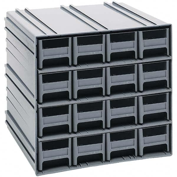 16 Bin Interlocking Storage Cabinets MPN:QIC-161GY