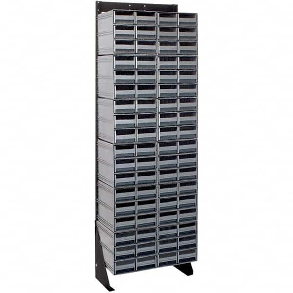 72 Bin Interlocking Storage Cabinets MPN:QIC-170-64GY