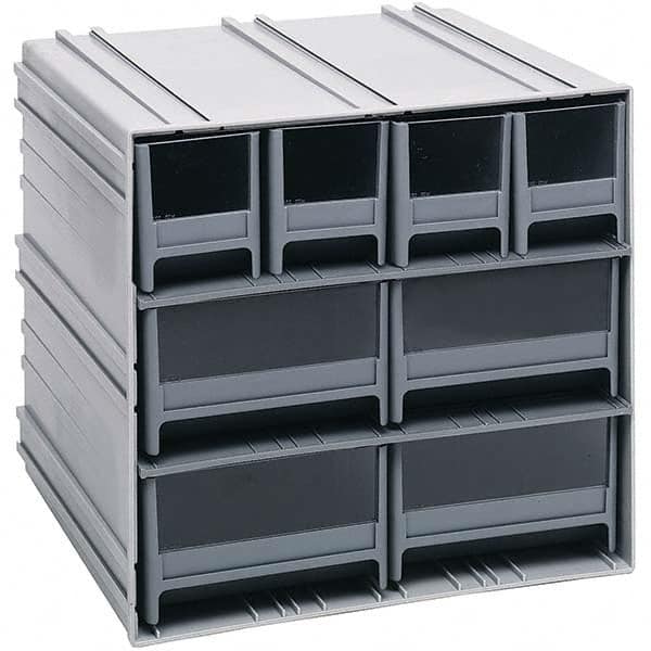 8 Bin Interlocking Storage Cabinets MPN:QIC-4244GY