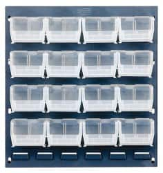 16 Bin Louvered Panel with Ultra Bins MPN:QLP-1819-210-16