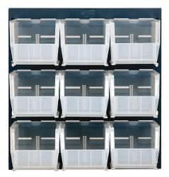 9 Bin Louvered Panel with Ultra Bins MPN:QLP-1819-230-9C