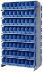 128 Bin Store-More Sloped Shelving System MPN:QPRD-201BL