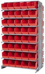 80 Bin Store-More Sloped Shelving System MPN:QPRD-202RD