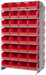 64 Bin Store-More Sloped Shelving System MPN:QPRD-207RD