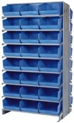 48 Bin Store-More Sloped Shelving System MPN:QPRD-209BL