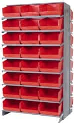 48 Bin Store-More Sloped Shelving System MPN:QPRD-209RD