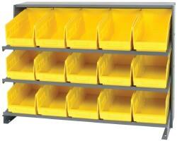 15 Bin Store-More Sloped Shelving System MPN:QPRHA-202YL