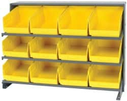 12 Bin Store-More Sloped Shelving System MPN:QPRHA-207YL