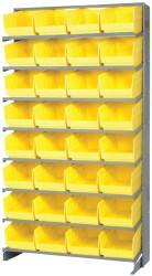 32 Bin Store-More Sloped Shelving System MPN:QPRS-207YL