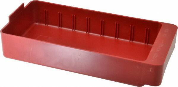 Plastic Drawer Bin: Red MPN:QED401RD