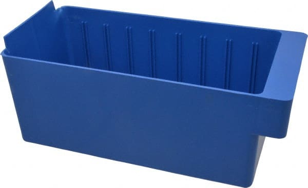 Plastic Drawer Bin: Blue MPN:QED601BL