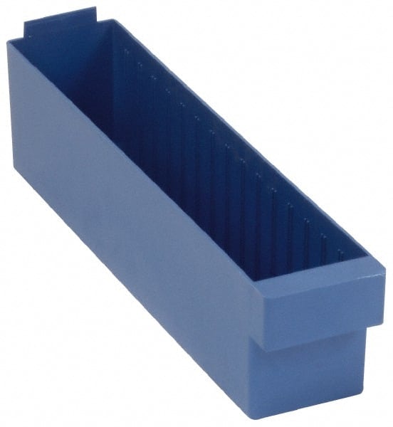 Plastic Drawer Bin: Blue MPN:QED604BL