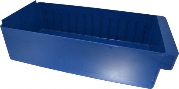 Plastic Drawer Bin: Blue MPN:QED 606 BL