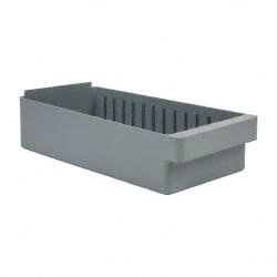 Plastic Drawer Bin: Gray MPN:QED 606 GY