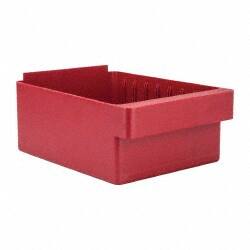 Plastic Drawer Bin: Red MPN:QED701RD