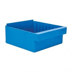 Plastic Drawer Bin: Blue MPN:QED801BL