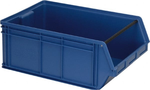 Plastic Hopper Stacking Bin: Blue MPN:QMS531BL