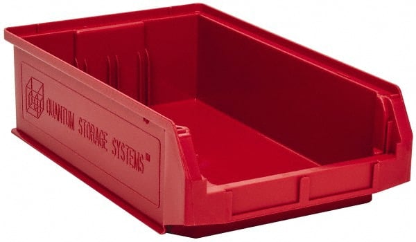 Plastic Hopper Stacking Bin: Red MPN:QMS531RD