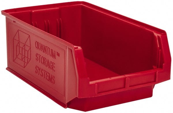 Plastic Hopper Stacking Bin: Red MPN:QMS532RD