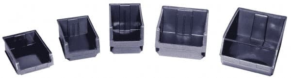 Plastic Hopper Stacking Bin: Black MPN:QMS743BK