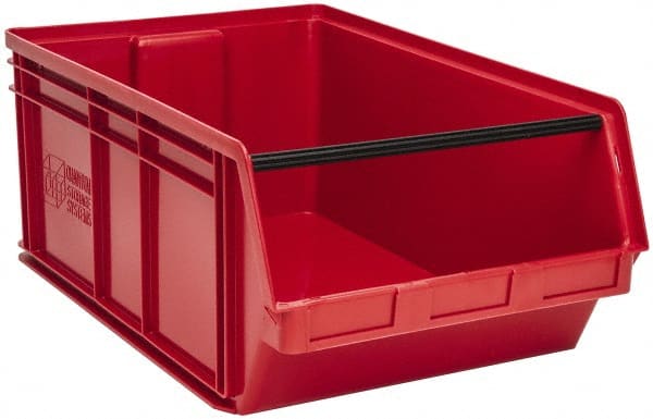 Plastic Hopper Stacking Bin: Red MPN:QMS743RD