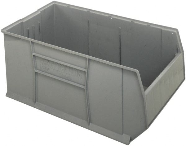 Plastic Hopper Stacking Bin: Gray MPN:QRB246GY