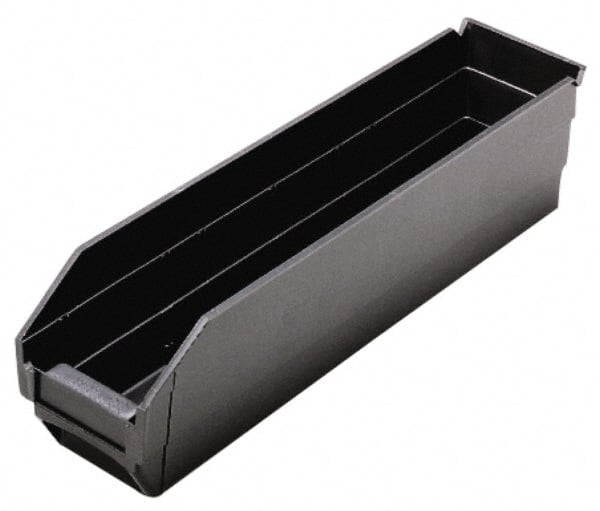 Plastic Hopper Shelf Bin: Black MPN:QSB 103CON