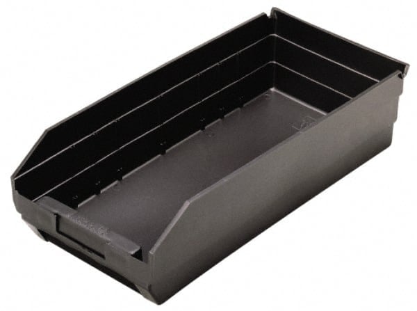 Plastic Hopper Shelf Bin: Black MPN:QSB 108CON