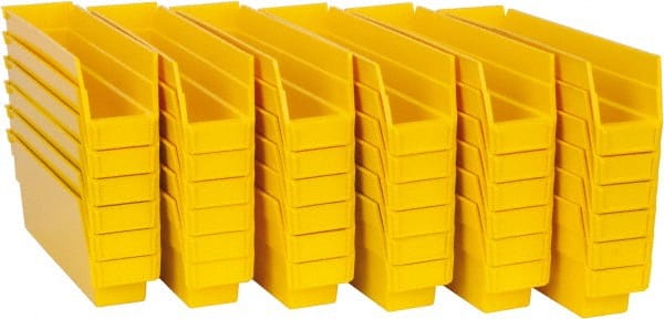 Plastic Hopper Shelf Bin: Yellow MPN:QSB100YLCS