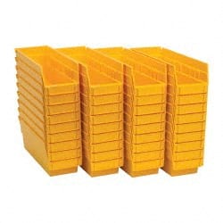 Plastic Hopper Shelf Bin: Yellow MPN:QSB101YLCS