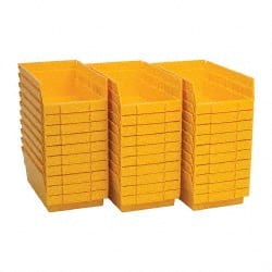 Plastic Hopper Shelf Bin: Yellow MPN:QSB102YLCS