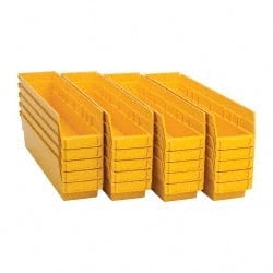 Plastic Hopper Shelf Bin: Yellow MPN:QSB103YLCS