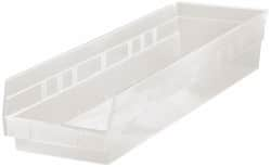 Plastic Hopper Shelf Bin: Clear MPN:QSB106CLCS