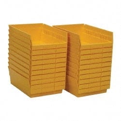 Plastic Hopper Shelf Bin: Yellow MPN:QSB107YLCS