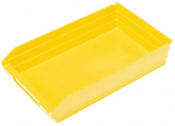 Plastic Hopper Shelf Bin: Yellow MPN:QSB110YLCS