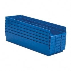 Plastic Hopper Shelf Bin: Blue MPN:QSB114BLCS