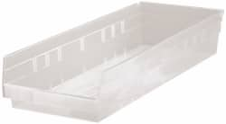 Plastic Hopper Shelf Bin: Clear MPN:QSB114CLCS