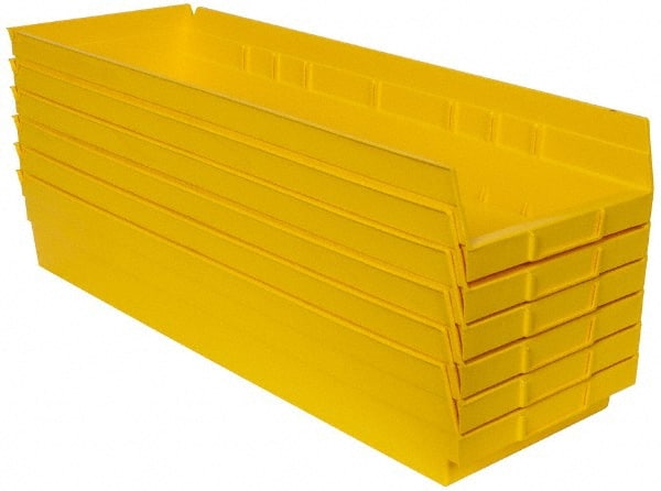 Plastic Hopper Shelf Bin: Yellow MPN:QSB114YLCS